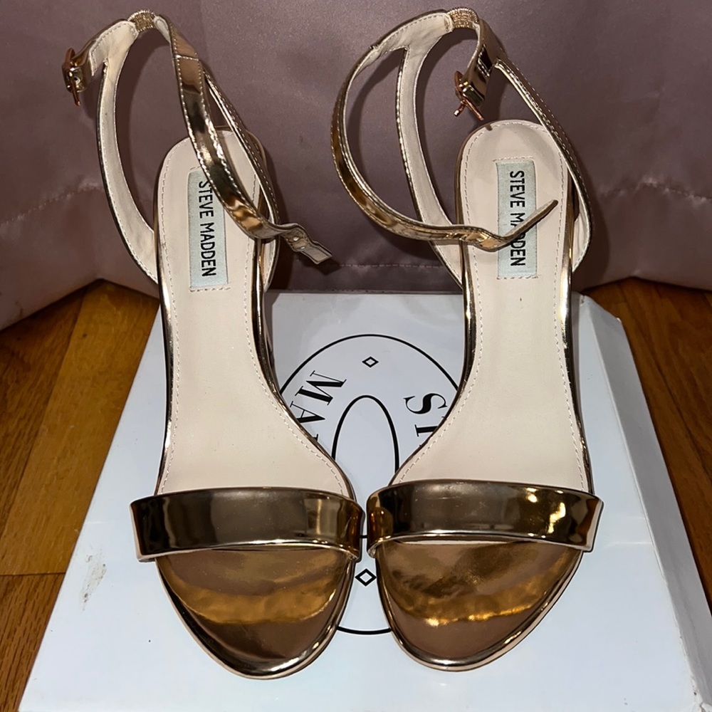Steve Madden Heels Rose Gold